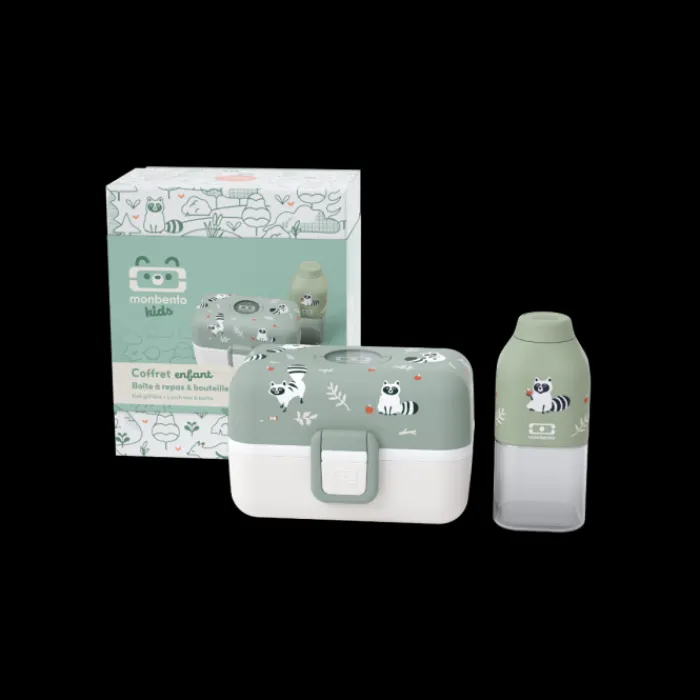 Monbento Coffret cadeau enfants MB Tresor vert Raccoon Best Sale