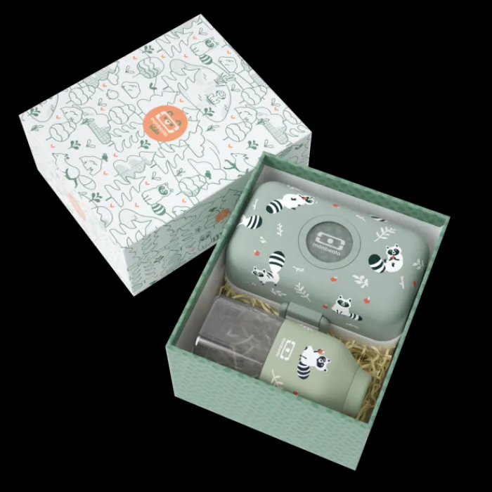 Monbento Coffret cadeau enfants MB Tresor vert Raccoon Best Sale