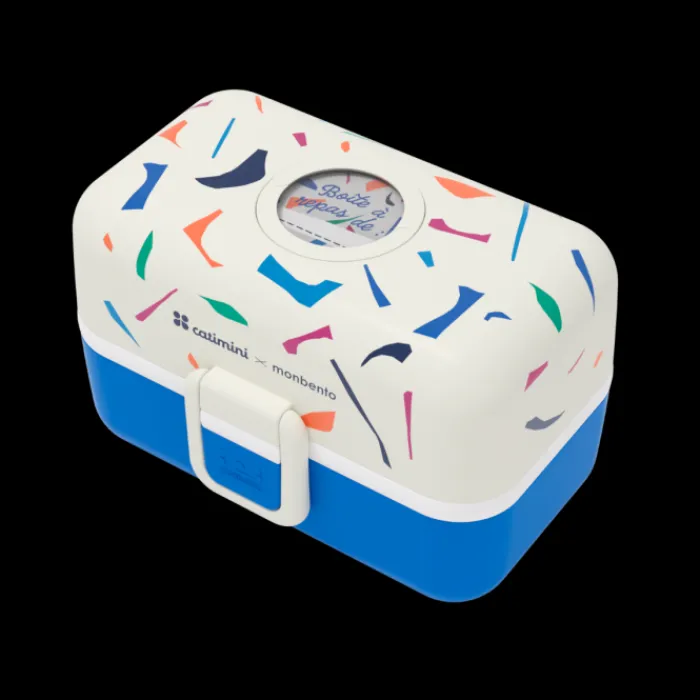 Monbento Pack enfants Catimini bleu Terrazzo Flash Sale