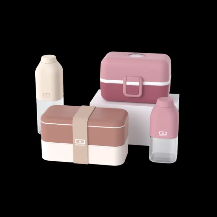 Monbento Set lunch box parent/enfant rose Store