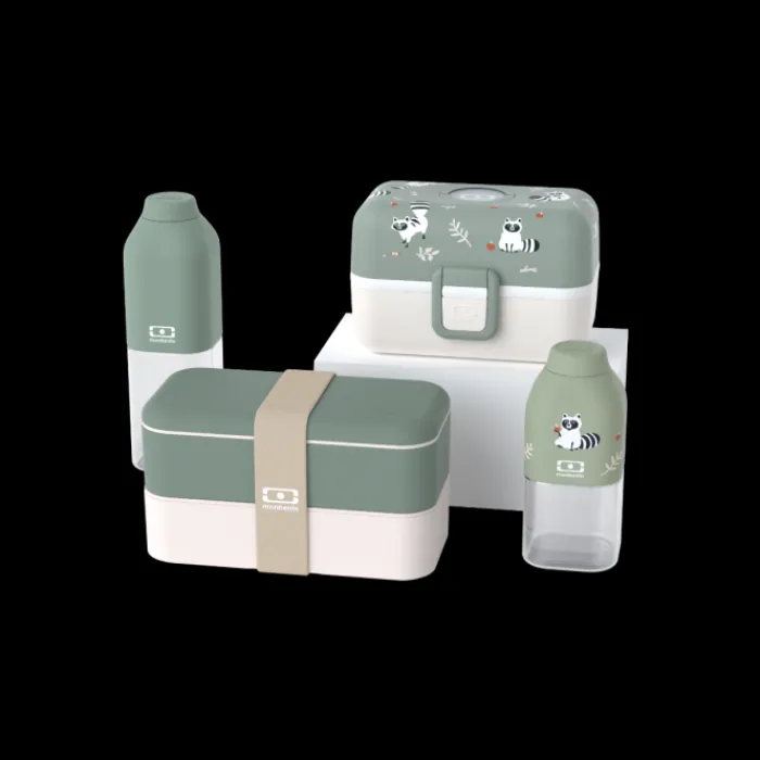 Monbento Set lunch box parent/enfant vert Discount