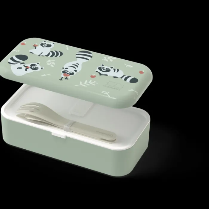 Monbento Set MB Foodie vert Raccoon + couverts Outlet