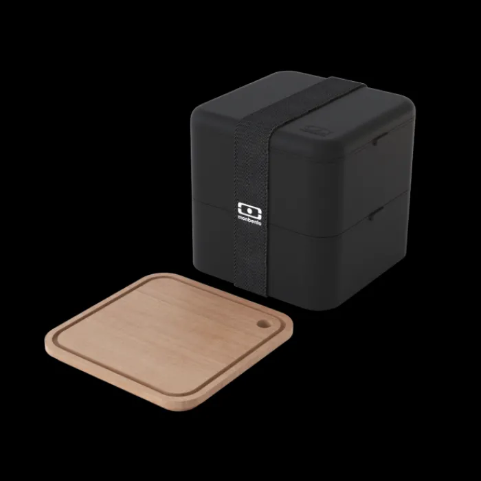 Monbento Set MB Square noir Onyx + MB Cut Cheap