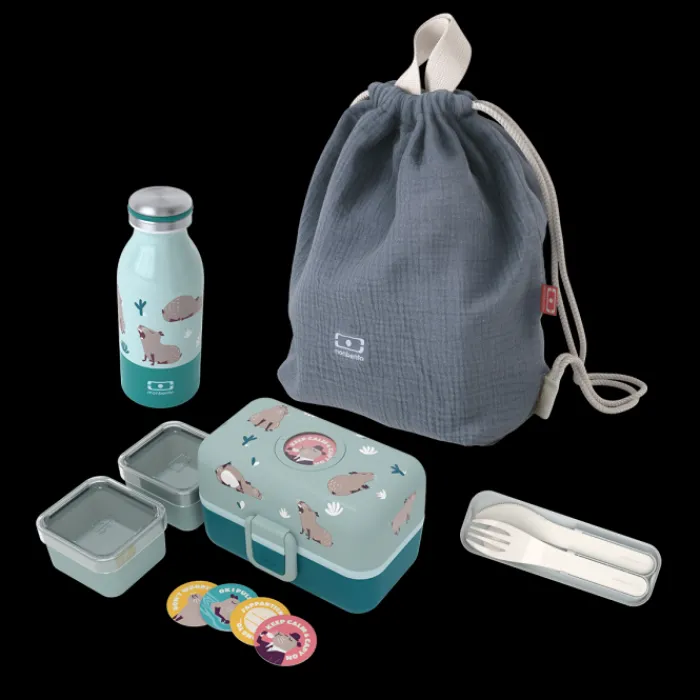 Monbento Set Tresor bleu Capy Cheap